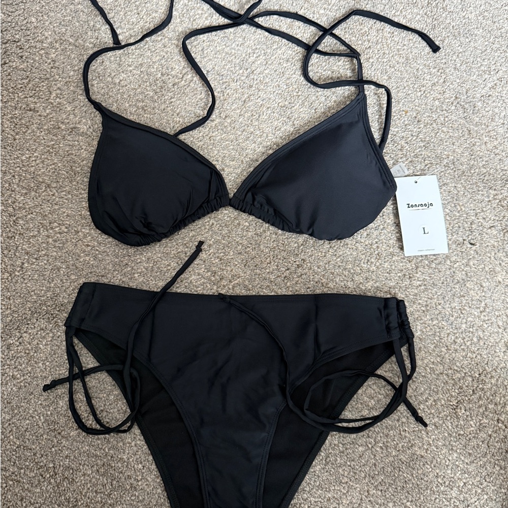 Zara Black Bikini Set